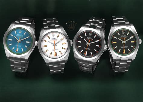 rolex milgauss colors|rolex milgauss price chart.